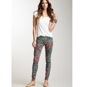 7 For All Mankind Multicolor Skinny Jeans